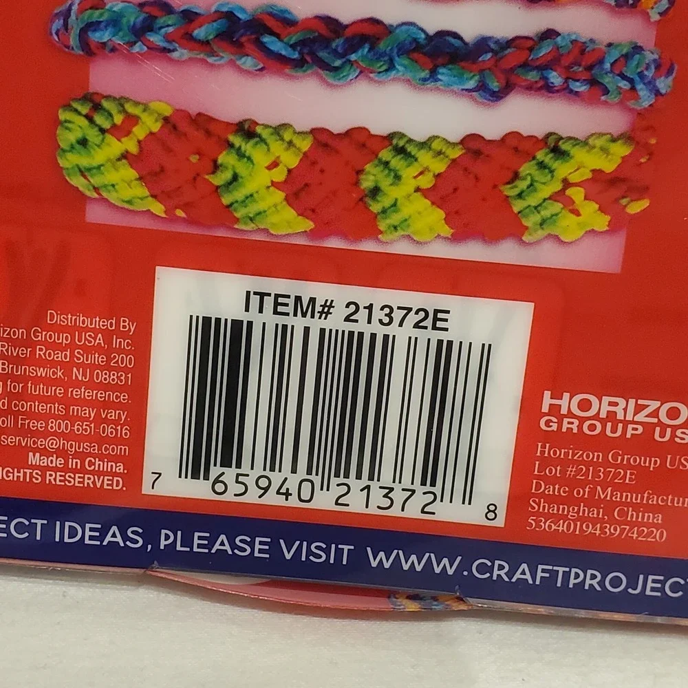 Brights & Neons FRIENDSHIP THREAD 36 Skeins 17 Colors Horizon Group Crafts Fun
